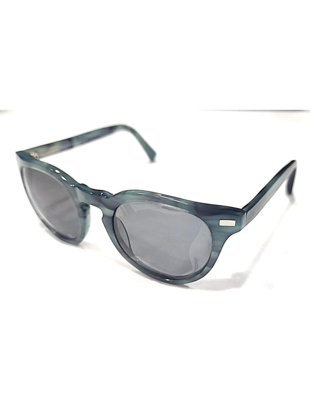 Warby Parker Jasper 340 Peel-Lenses Sm Blue Striped Unisex Sunglasses 48-22 140